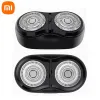 Produits Original Têtes de lame de rasage électrique Xiaomi Mijia MSXT201 avec double têtes en rotation pour Xiaomi Mijia Electric Shaver S100