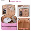 Cosmetic Bags Nail Polish Storage Bag Double Layer Large Capacity Travel Carrying Bag for Perfume Cosmetic Manicure Sets Household Make up L410