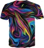 Camiseta masculina camisetas 3D Blusa casual impressa em blusa curta de manga curta para homens soltos soltos e tops de tamanho grande 6xl