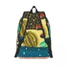 Rackpack 3D -печать абстрактная арт yayoi kusama canvas для мальчиков для мальчиков тыквенный колледж школа школьные сумки для путешествий мужчины женские книжные мешок