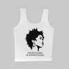 Tanks pour femmes Baby Tees y2k streetwear emo girl vintage gobelet graphics crop top été punk trash basic goth white slim sexy tank