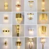 Lamp Wall Lamp Nordic Led Crystal Wandlamp Nicho De Parede Bedroom Light Luminaria Living Room Beside