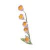 Dekorativa blommor Bröllopsplatser Handgjorda Lily of the Valley Bouquet Artificial Som visas i Bildens faktiska förtroende