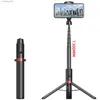 Selfie Monopods 1300mm Selfie Stick med TripoD Remote Control Phone Stand Holder Foldbar Portable för mobiltelefon Smarttelefon Ny Y240418