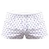 Sous-pants hommes doux sous-vêtements Coton Print Boxer Shorts lâches Shoueur Sleepwear Trunks Mens Sous-Pant Sexy Dot Casual Homewear 2024