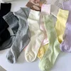 Kadınlar SOCKS LOLITA Diz şamaları için Ladyping Çoraplar Sonbahar Kış Y2K Orta Tüp Kore Tıpkı