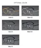 Lunettes de soleil Cadres de lunettes en titane pur Frame Men 2024 Design Square Ultralight Prescription Eyeglass Women Myopia Optical Eyewear