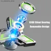 Giochi di novità Knight Metal Glowing Fidget Spinner di alta qualità Glowing Hand Spinner Silent Finger Decompression Toying per regali per adulti Q240418