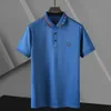 Designer Men's Polo Tited Abled Abroderie à manches courtes à manches courtes Coton Pure Cotton High Street Business M-3XL