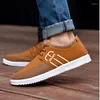 Casual Shoes Men's Brand Canvas Lightweight Sneakers Summer Men Breattable Vulcanized Shoe Lace Up Work Footwear Man Drive