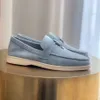 loro piano mulher loro pianaaly summer caminhar sapatos de vestido homem tasman salto plano mocassins clássicos de melhor camurça de luxo tênis sapato de designer mocassin sapato casual