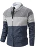 Camisolas masculinas 2024 Autumn/Winter Casual Loose Collar Sweater Cardigan Sweater Large Knit Casat