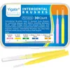 2024 30Pcs/set I Shaped Interdental Brush Denta Floss Interdental Cleaners Orthodontic Dental Teeth Brush Toothpick Oral Care Tool for