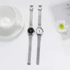Polshorloges vrouwen zilveren armband kijkt naar kleine pols horloge mode dames klok reloj mujer relogio feminino d240417