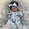 20インチアフリカンアメリカンドールラニーブラックスキンリボーン赤ちゃんは、根付いた髪の手作りのおもちゃギフトで生まれました240408