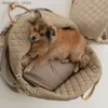 犬のキャリアペットba doキャリアデタッチ可能な防水巣シンプルデュアルデュアル使用手形のラディンdoカーシートショルダー犬小屋do backpack l49