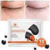 Mascara collagène noir L Gel Masque pour les yeux anti-rides Masques de sommeil enlever le cercle foncé popice sac anti-âge BAGE RELOBLE PATT L410