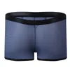 Sous-pants Jaycosin Men's Underwear Nylon Boîte de confort de maille sexy respirante Boxer High Quality