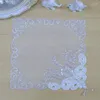 Сторонная ткань белая бусинка цветочная вышивка кухня рождественская свадебная чайная скатерть и аксессуары