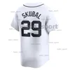 Anpassad 24 Miguel Cabrera Baseball Jersey Javier Baez Spencer Torkelson Riley Greene Tarik Skubal Jack Flaherty Akil Baddoo Parker Meadows Kirk Gibson Andy Ibanez