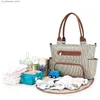 Diaper Bags Moms hot bag large capacity pregnant womans bag baby urine cloth bag multifunctional waterproof baby stroller backpack Q240418