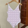 Femmes Backs Imprimé Swimsuit Summer Halter Swimsuit Bikini Elemy One Piece Mailwear Bathing Forft for Beach Party Swimwear