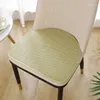 Pillow Light Luxury Horseshoe Type Table Chair Non-slip Four Seasons Universal Seat Cover Modern Simple Oval Buseat Mat