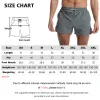 Pants Gym Shorts Man med Back Zip Pocket Athletic Running Training Short Sports Pants for Men Dryfit Racing Elastic Midje Sportkläder