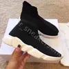 Nya Triple S Knit Socks Shoes 2.0 Trainer High Race Runners Mens Women Designer Sneaker Black White Casual Trackers Sneakers 35-45