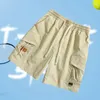Herren-Shorts Männer Kurzärärmelte T-Shirt-Outfit Vielseitige Ladung mit verstellbarem Bund mehrere Taschen für Streetstyle Summer