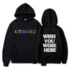 2024 Sweat à capuche New Lettres pour hommes Astroworld Logo Imprime des lettres à capuche souhaite que vous soyez ici Hoodie Hoodie Hoodie Hoodie Hoodie