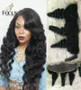 Loose Wave Brazilian Lace Frontal Closure 13x4 Ear To Ear Lace Frontal With Baby Hair Cheap Virgin Human Hair Full Lace Frontal6783870