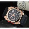 Bell and Ross New Bell Watchs Global Limited Edition Business Business Chronograph Ross Luxury Date Fashion Casual Quartz Mens Watch BB01 Высокое качество