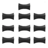 Bolsas de armazenamento 10pcs pauzinhos de descanso pequenos suportes colher liner telder utensil talhery stand preto