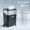 BONSEN 20-Sheet Heavy Duty Shredder for Offices - Ultra Quiet Cross-Cut Shredder with 66 Gallon Basket, 60 Minute Continuous Shredding, 60dB Noise Level