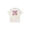polo shorts t shirt Korean China-Chic Brand Mari Classic Flower Small Daisy Gold Gaoyin Round Neck Printed Short Sleeve T-shirt for Men Women