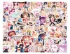 Bilklistermärke 10/50/100st Sexy Hentai Waifu Stickers Anime Pinup Girl Graffiti Sticker för bärbar dator gitarrtelefonfodral vägg vuxna dekaler4369842