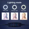 Éclairage continu Video Light Réglable LED Selfie Light Light USB Ring Light Photography Light avec support de téléphone 2m Trépied Utilisé pour le maquillage Y240418