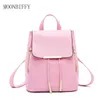 학교 가방 배낭 여자 PU 가죽 여성 배낭 십대 Mochila Feminina Rucksack Mochilas Mujer