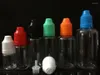 Storage Bottles 50ml PET Empty Plastic Dropper Bottle For E Liquid With Childproof Cap& Tip LDPE Transparent 50pcs