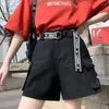 Men's Shorts Summer Sporty Young Style Harajuku Short Pants Neutral Solid Color High Waist Pocket Loose-fitting Casual Minimalist Trousers