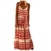 Casual Dresses Women'S Fashion Bohemian V-Neck Printed Beach Party For Women Dress Long Female Dresse