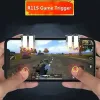 MICE 2PCS ABS ABS Six Finger Mobile Phone Game Trigger R11s pour PUBG AIM TIRING L1 R1 Bouton clé en alliage pour iPhone Samsung Xiaomi Huawei