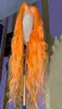 Orange Color Wave 13x6 Lace Front Human Hair Wigs with Baby Hair Remy Brésilien Lace Wigs Bleached Knots7184675