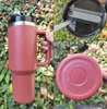 water bottle With 1 1 40oz Stainss Steel Tumbr with Hand Lid Straw Big Capacity Beer Mug Water Bott Outdoor Camping Cup Vacuum Insulated Drinking Tumbrs Gg0417