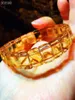 STRAND NATUURLIJKE GEEL CITRINE QUARTZ Pyramid Beads Bracelet 12x8mm vrouwen mannen Clear rechthoek sieraden