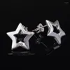 Stud Earrings Luxury Double Star Women Brincos Para As Mulheres Boucle Cute Minimalist Ohrstecke For Silver Plated Earring