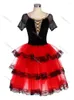 Сценическое ношение балетное платье Длинное профессиональное пачка для девочек дети красные костюмы балета Giselle Взрослые женщины испанский танец