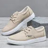 Casual Shoes Arrival Men's Canvas Comfortable Boys Sports Breathable Outdoor Male Lace Up Man Working Footwear