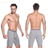 Sous-pants 3pcs / lot de longue jambe coton hommes Men de coton Boxer boxershorts Panty Homme Male Sexy Men's Pagetes for Man Cueas